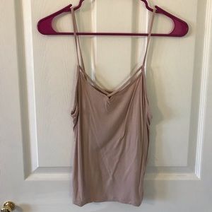 a pink/nude tank top
